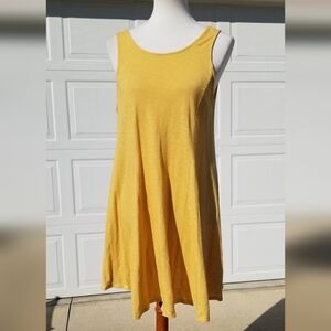 Gold tank dress